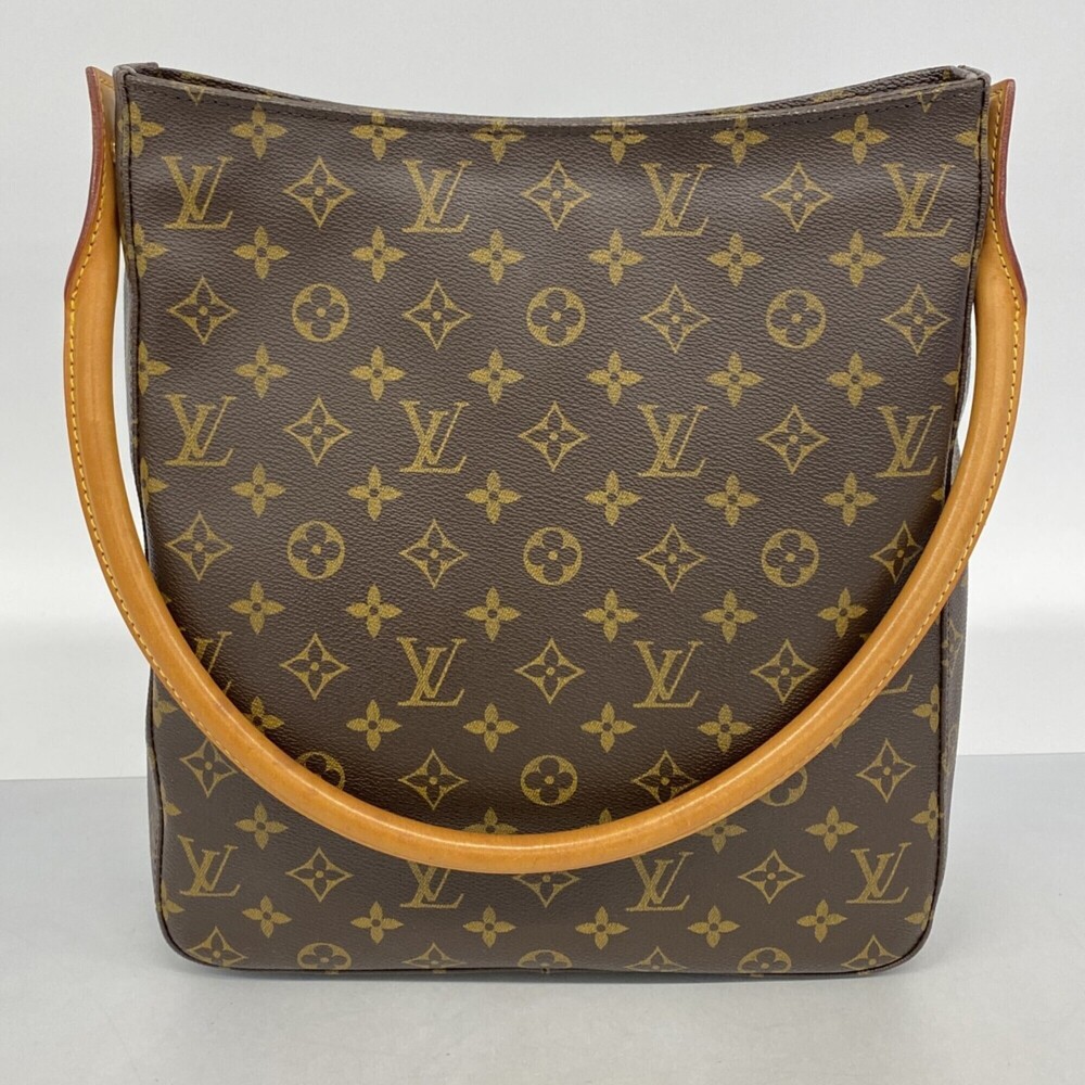 LOUIS VUITTON Brown Monogram Looping GM Shoulder Bag - Picture 9 of 9